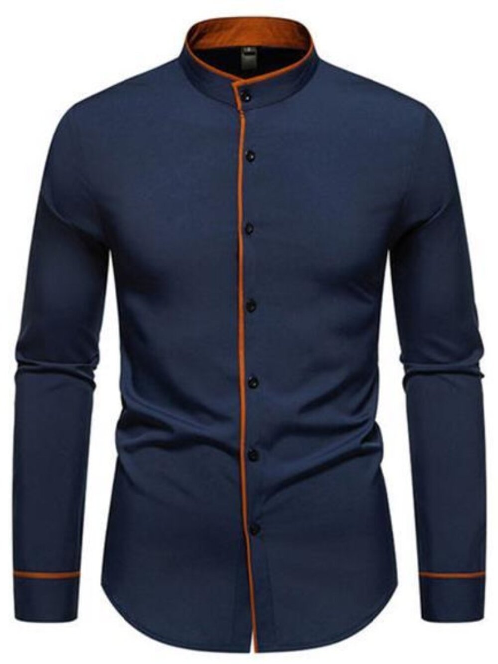 Men's Slim Fit Long Sleeve Shirt - Picture 10 of 11